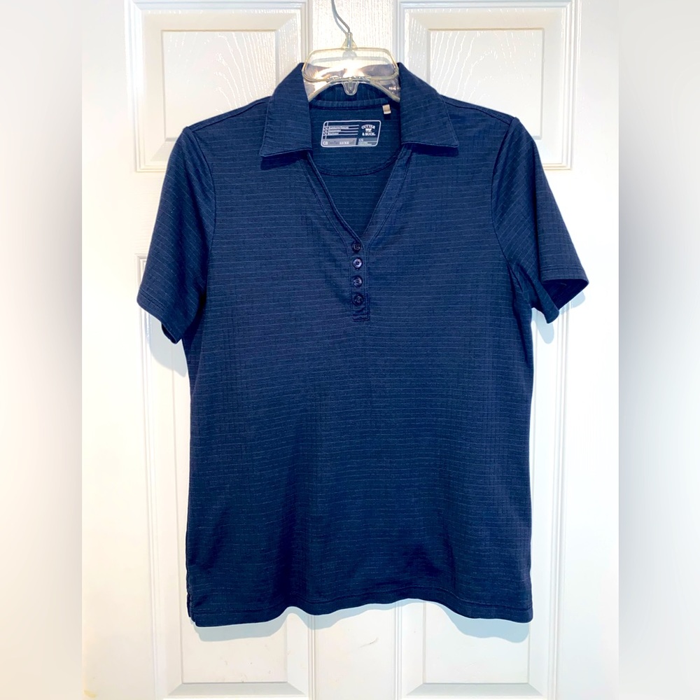 Cutter & Buck Dry Tec Luxe navy polo. Size L NWOT